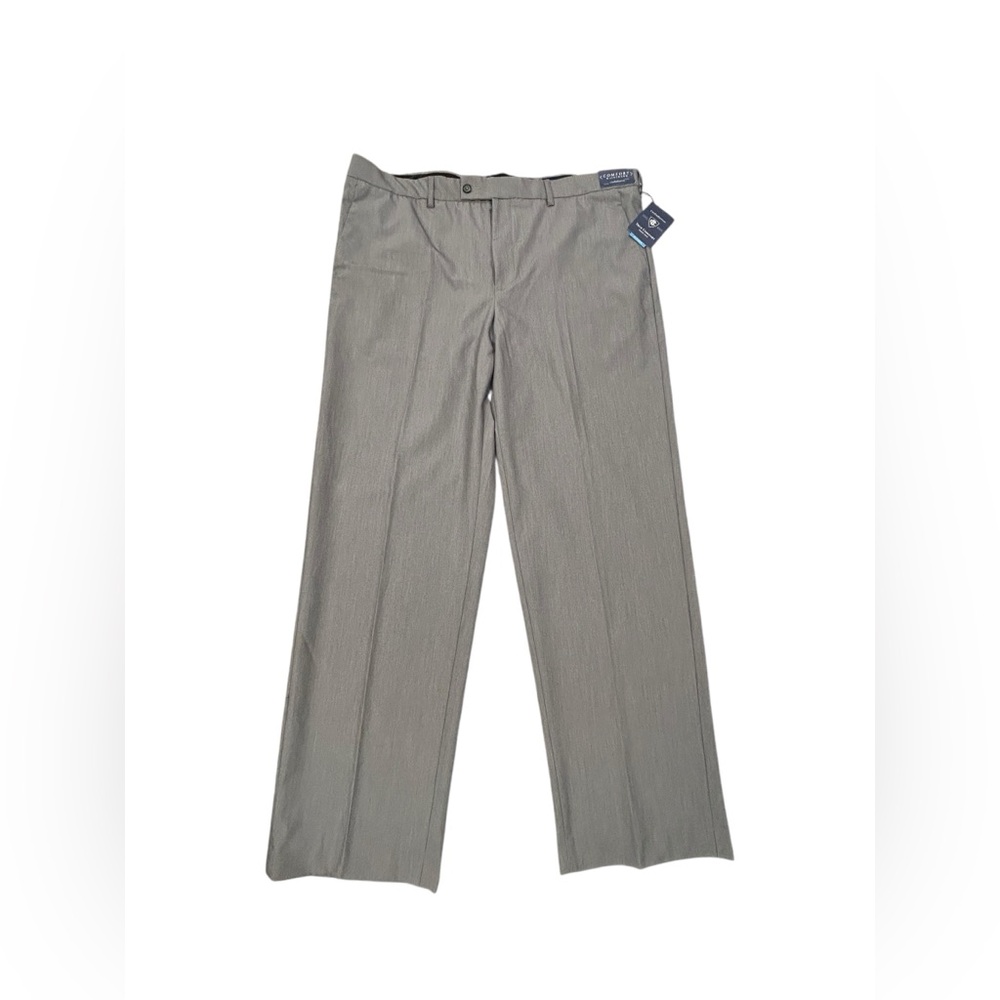Croft & Barrow Men’s True Comfort Stretch Fabric‎ Gray Dress Pants 40x32 NWT